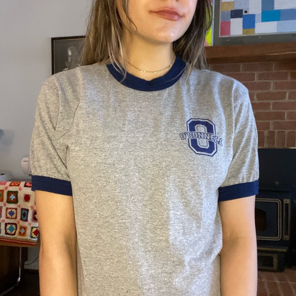 Vintage 90s Y2K O'Connell Ringer Chest Emblem Muscle Sports Retro Unisex…